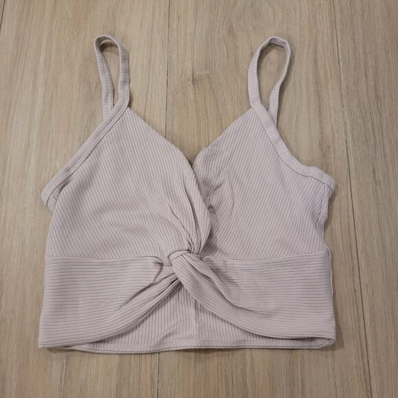 WILFRED | Aritzia Bay Tank Ribbed Crop Top | Sz. XS - Picture 6 of 9